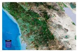 San Diego County – 3D Earth Image Map 0033